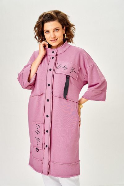 Кардиган Rumoda 2019 розовый - фото 2