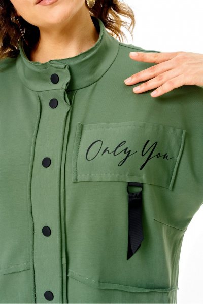 Кардиган Rumoda 2019 светло-зеленый - фото 9