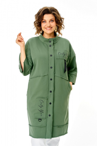 Кардиган Rumoda 2019 светло-зеленый - фото 5