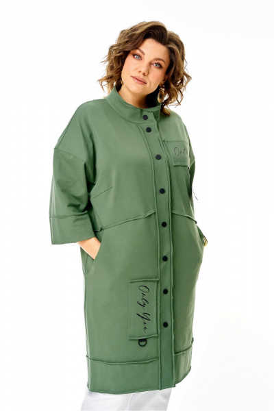 Кардиган Rumoda 2019 светло-зеленый - фото 4