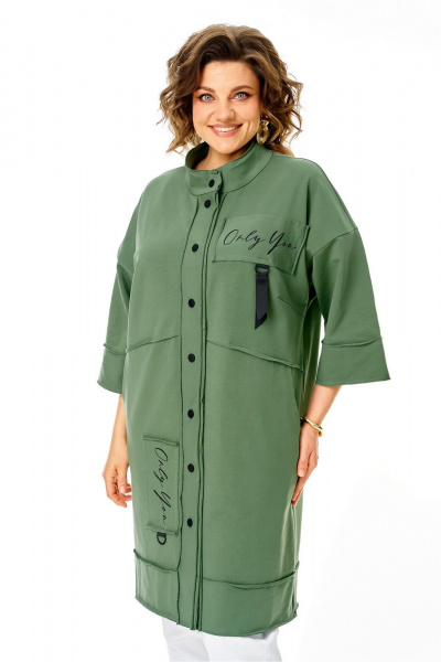 Кардиган Rumoda 2019 светло-зеленый - фото 2