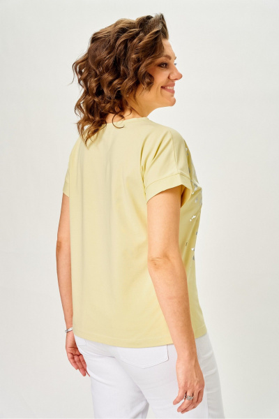 Джемпер Rumoda 2252 светло-желтый - фото 8