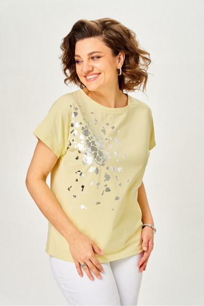 Джемпер Rumoda 2252 светло-желтый - фото 5