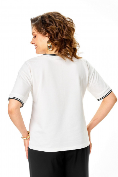 Джемпер Rumoda 2261_кр_молочный-черный - фото 13