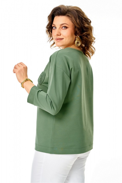 Джемпер Rumoda 2268 светло-зеленый - фото 12