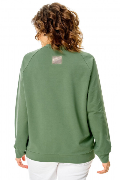 Джемпер Rumoda 2270 светло-зеленый - фото 11