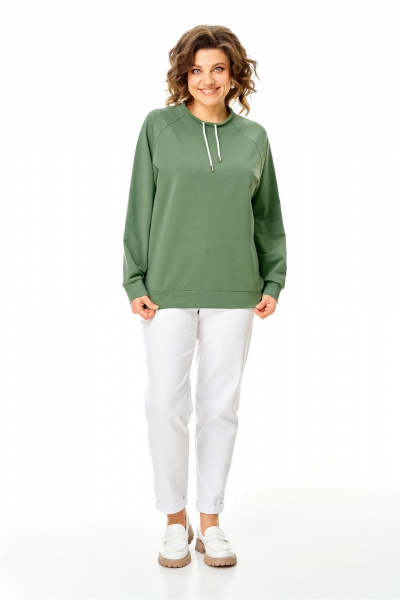 Джемпер Rumoda 2270 светло-зеленый - фото 9