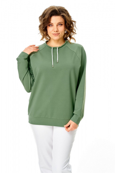 Джемпер Rumoda 2270 светло-зеленый - фото 8