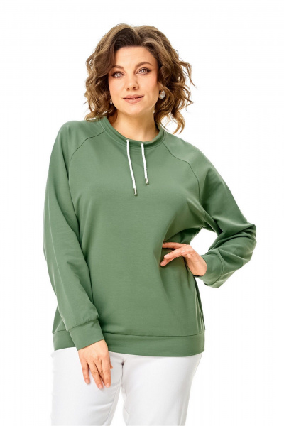 Джемпер Rumoda 2270 светло-зеленый - фото 7