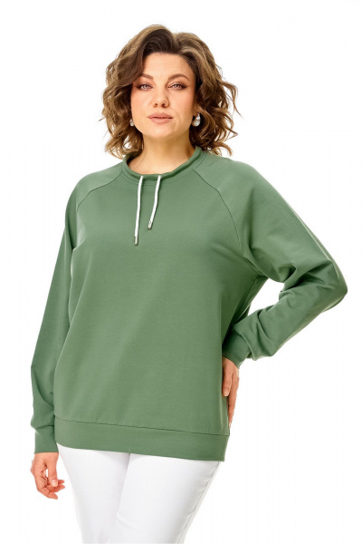 Джемпер Rumoda 2270 светло-зеленый - фото 6