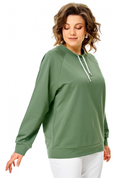 Джемпер Rumoda 2270 светло-зеленый - фото 5