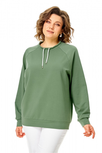 Джемпер Rumoda 2270 светло-зеленый - фото 3