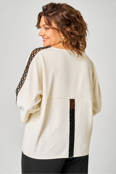 Блуза Rumoda 2274_дл_молочный - фото 12