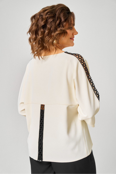 Блуза Rumoda 2274_дл_молочный - фото 11