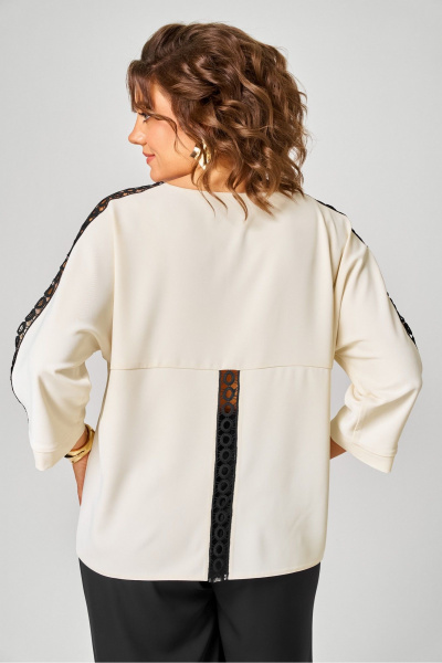 Блуза Rumoda 2274_дл_молочный - фото 10