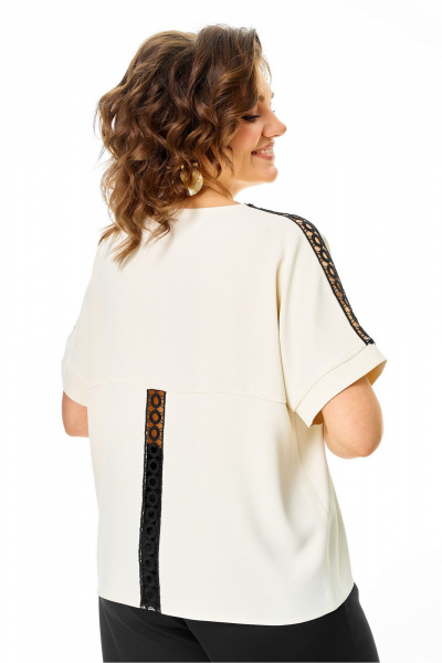 Блуза Rumoda 2274_кр_молочный - фото 12