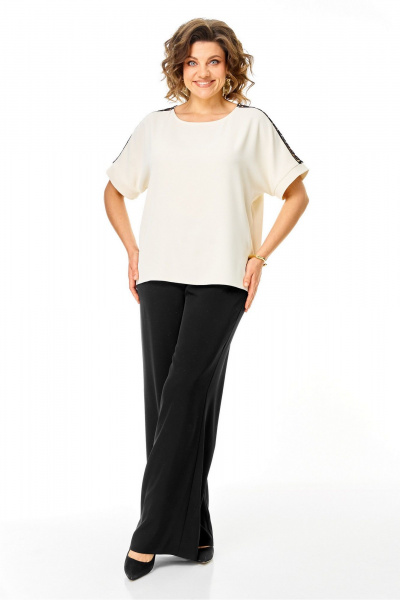 Блуза Rumoda 2274_кр_молочный - фото 9