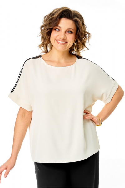 Блуза Rumoda 2274_кр_молочный - фото 7