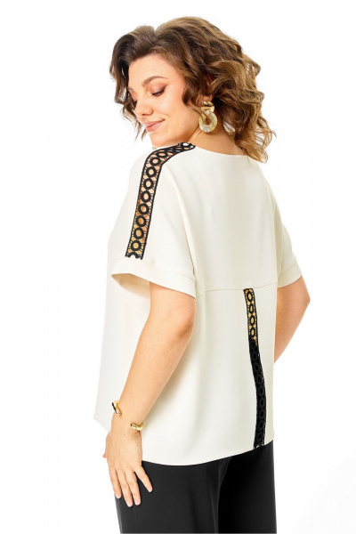 Блуза Rumoda 2274_кр_молочный - фото 2