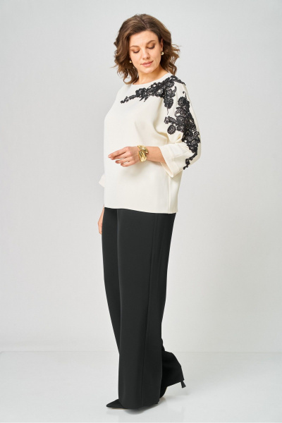 Блуза Rumoda 2277_дл_молочный - фото 11
