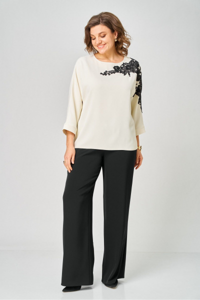 Блуза Rumoda 2277_дл_молочный - фото 10