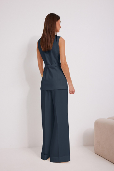 Брюки, жилет N.O.W. 1575-1 синий - фото 7