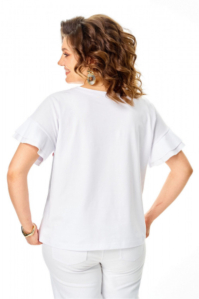 Джемпер Rumoda 2287 белый - фото 11