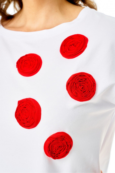 Джемпер Rumoda 2287 белый - фото 10