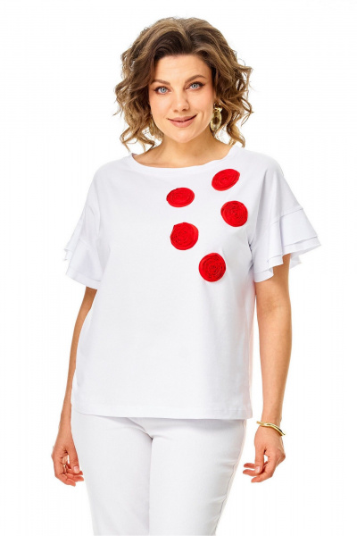 Джемпер Rumoda 2287 белый - фото 2