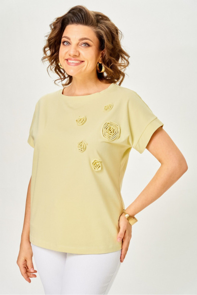 Джемпер Rumoda 2288 желтый - фото 8