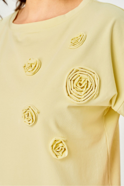 Джемпер Rumoda 2288 желтый - фото 4