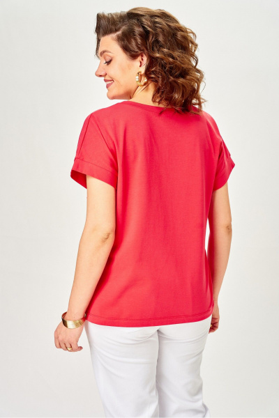 Джемпер Rumoda 2288 коралловый - фото 9