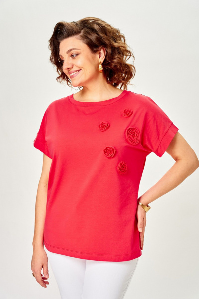 Джемпер Rumoda 2288 коралловый - фото 6