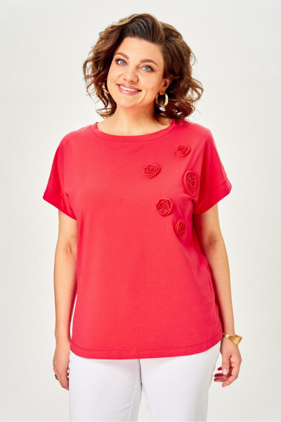 Джемпер Rumoda 2288 коралловый - фото 1