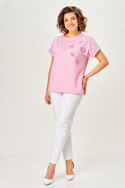 Джемпер Rumoda 2288 розовый - фото 8