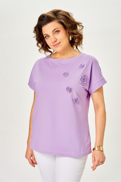 Джемпер Rumoda 2288 сиреневый - фото 2