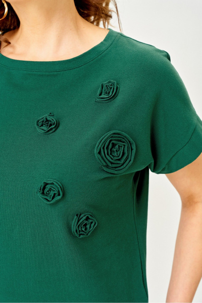 Джемпер Rumoda 2288 темно-зеленый - фото 4