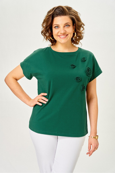 Джемпер Rumoda 2288 темно-зеленый - фото 1