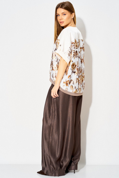 Брюки Laikony L-834-2 шоколадный - фото 9