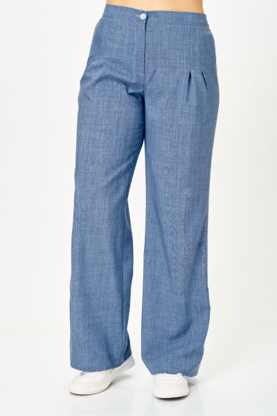 Брюки, жакет Vilena 1156 голубой - фото 2