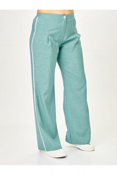 Брюки, жакет Vilena 1156 полынь - фото 12