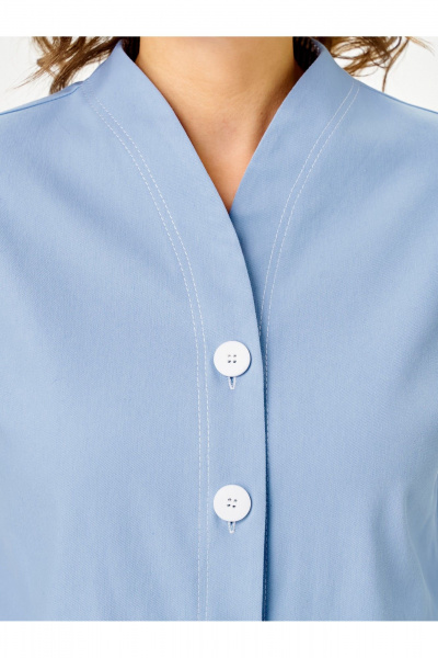 Брюки, жакет Vilena 1159 голубой - фото 9