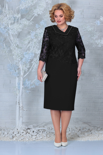 Платье Ninele 2301 черный - фото 1