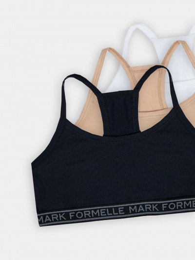 Топ Mark Formelle 517707-3/25-36188Б-5 белый_обжаренный_миндаль_черный - фото 2