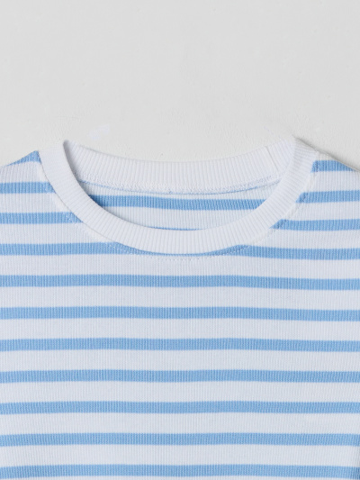 Футболка Mark Formelle 117912/25-41082П-1 голубая_полоска_на_белом - фото 3