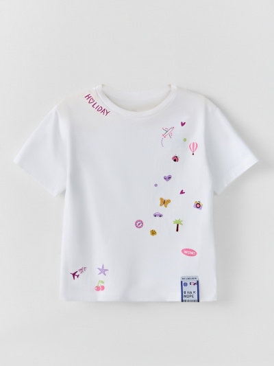 Футболка Mark Formelle 117915/25-38251П-0 белый_печать32_4_сл_на_пол_3_сл_на_спинке_ДК - фото 2