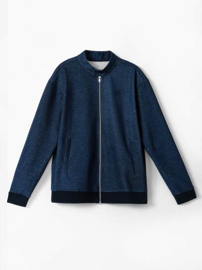 Толстовка Mark Formelle 121971/25-5565П-2 двухцветный_неви_1_сл_термотрансфер_на_пер_дет - фото 4