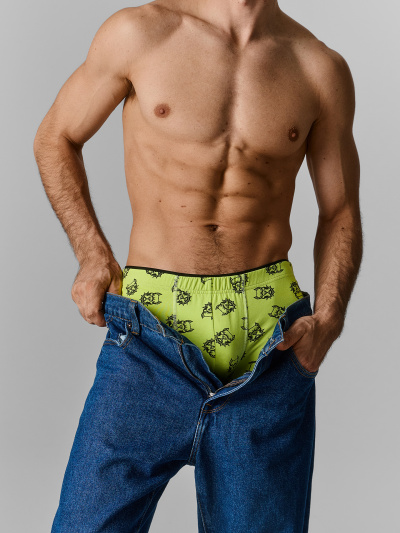 Трусы Mark Formelle 411134/25-5559П-5 собачки_на_зеленом_лайме - фото 2