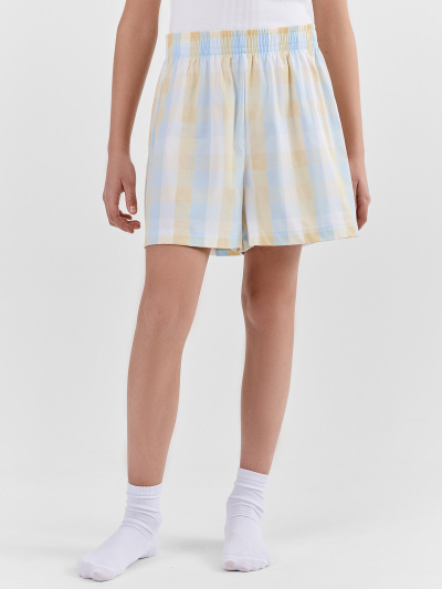 Шорты Mark Formelle 537001/25-39687ПП-9 желто_голубая_клетка - фото 1