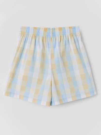Шорты Mark Formelle 537001/25-39689ПП-9 желто_голубая_клетка - фото 2